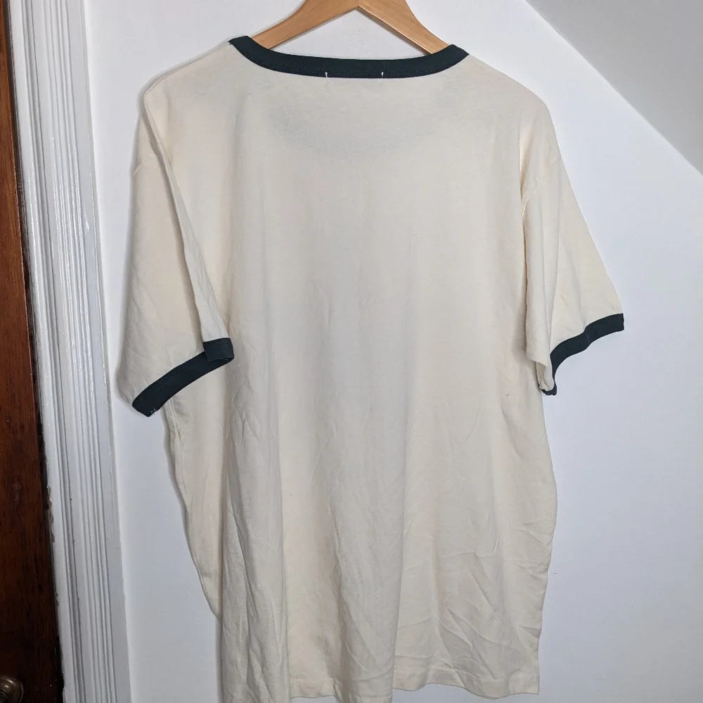 DAYDREAMER Classic Star Graphic Oversized Ringer Tee Stone Vintage Size XL - Picture 3 of 9